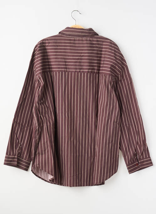 Cămașă croială dreaptă mâneci lungi maro MISS SELFRIDGE femme