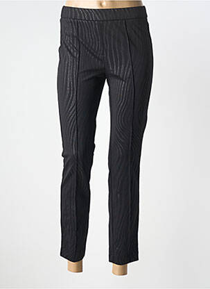 Pantalon 7/8 elasticitate mărime normală negru TONI femme