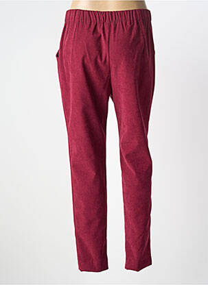 Pantalon slim talie elastică mărime normală violet GEVANA femeie