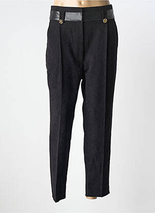 Pantalon slim elasticitate mărime normală negru LESLIE femeie