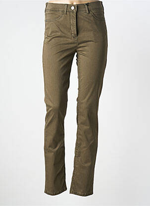 Blugi cu croială slim elasticitate mărime normală verde TONI femme