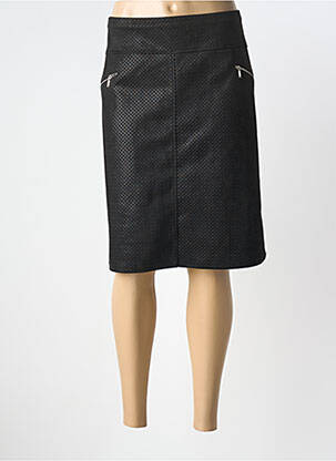 Fustă midi croială dreaptă negru DIANE LAURY femme