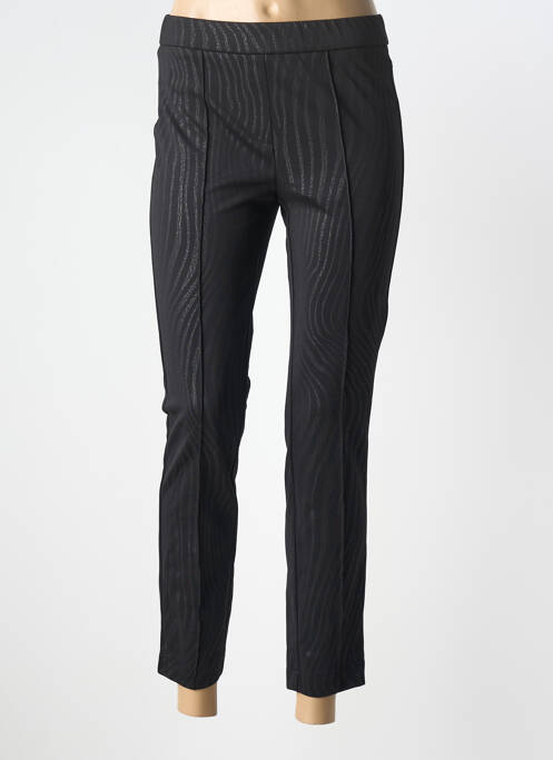 Pantalon 7/8 elasticitate mărime normală negru TONI femme