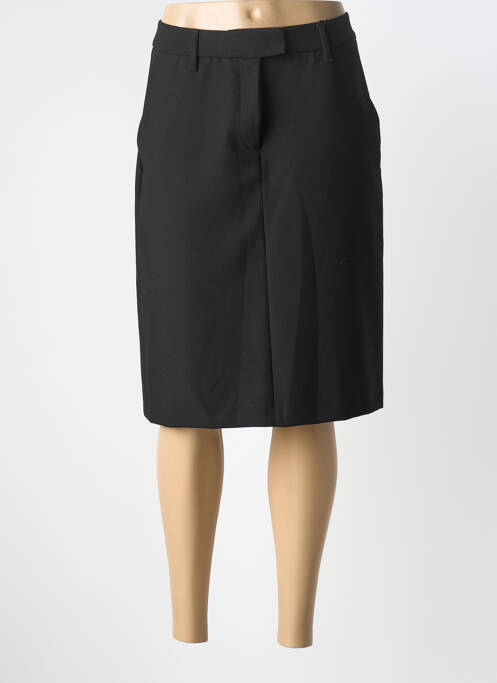 Fustă midi căptușeală textilă negru GARDEUR femme
