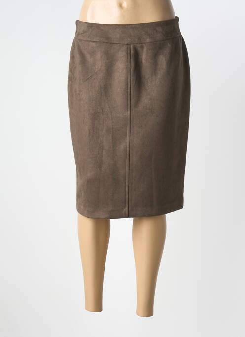 Fustă midi mărime normală maro GEVANA femme