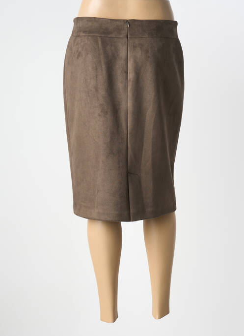 Fustă midi mărime normală maro GEVANA femme