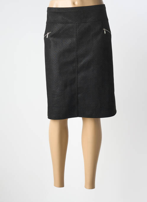 Fustă midi croială dreaptă negru DIANE LAURY femme