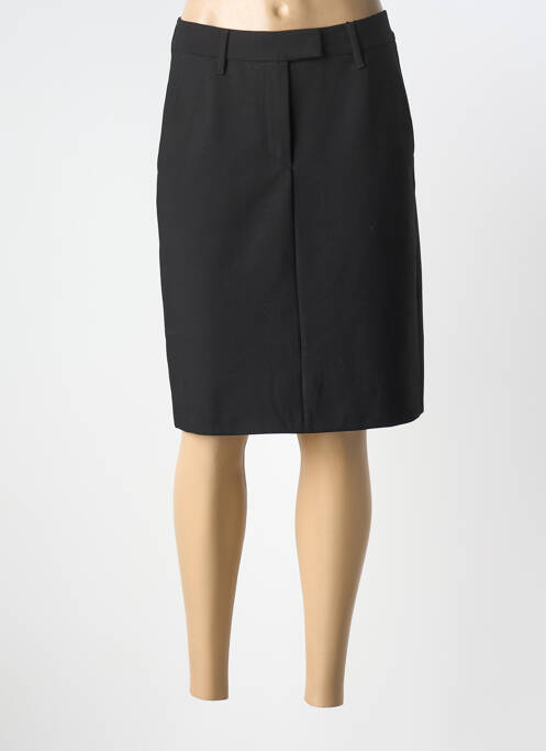 Fustă midi talie cu cleme negru GARDEUR femme