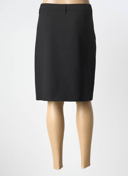 Fustă midi talie cu cleme negru GARDEUR femme