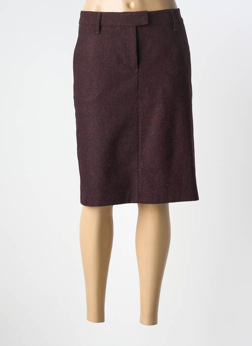 Fustă midi talie cu cleme roșu GARDEUR femme