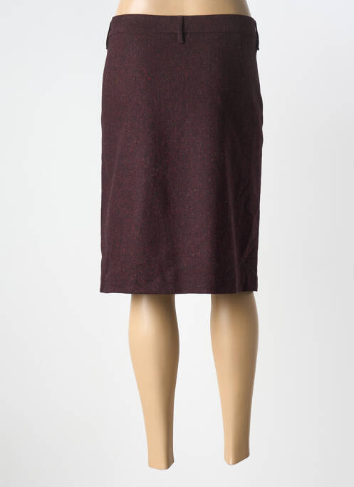 Fustă midi talie cu cleme roșu GARDEUR femme