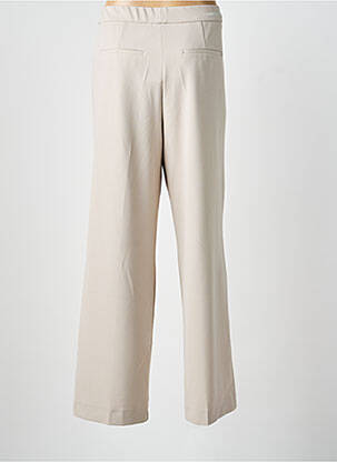 Pantalon drept țesătură crep mărime normală bej GARDEUR femeie