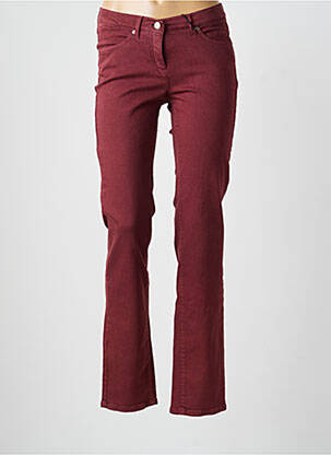 Pantalon slim elasticitate mărime normală violet TONI femeie