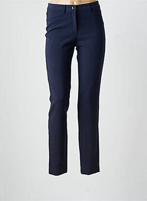 Pantalon slim elasticitate mărime normală albastru DIVAS femeie
