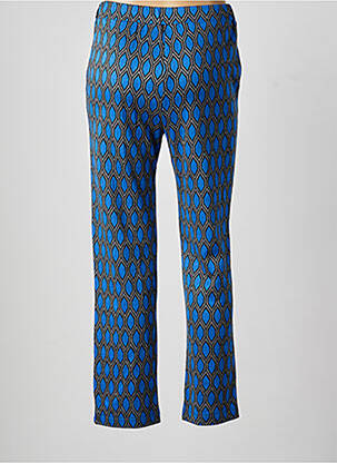 Pantalon drept elasticitate mărime normală albastru MARIA BELLENTANI femeie