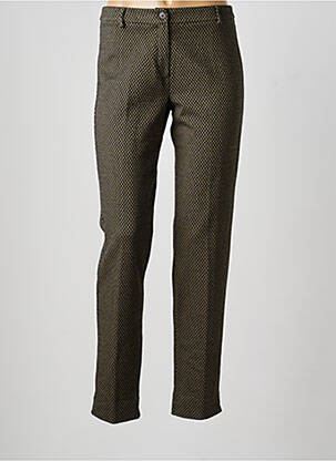 Pantalon slim elasticitate mărime normală verde MARIA BELLENTANI femme