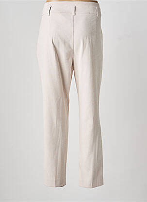 Pantalon drept elasticitate mărime normală bej LESLIE femeie