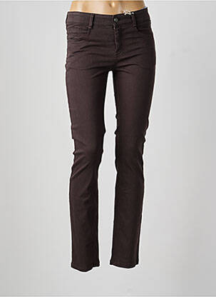 Pantalon slim elasticitate mărime normală gri GARDEUR femeie