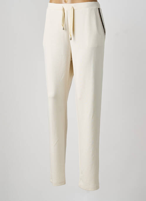 Pantalon drept elasticitate mărime normală bej FUEGO WOMAN femme