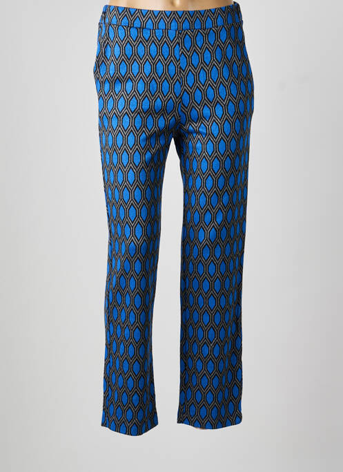 Pantalon drept elasticitate mărime normală albastru MARIA BELLENTANI femme