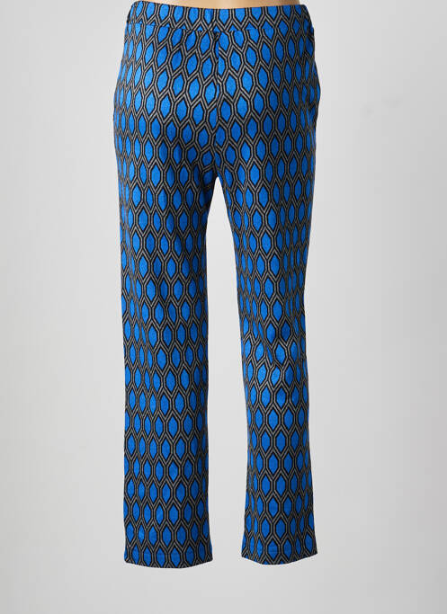 Pantalon drept elasticitate mărime normală albastru MARIA BELLENTANI femme