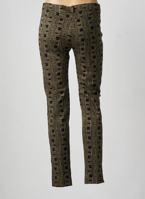 Pantalon slim elasticitate mărime normală verde MARIA BELLENTANI femme