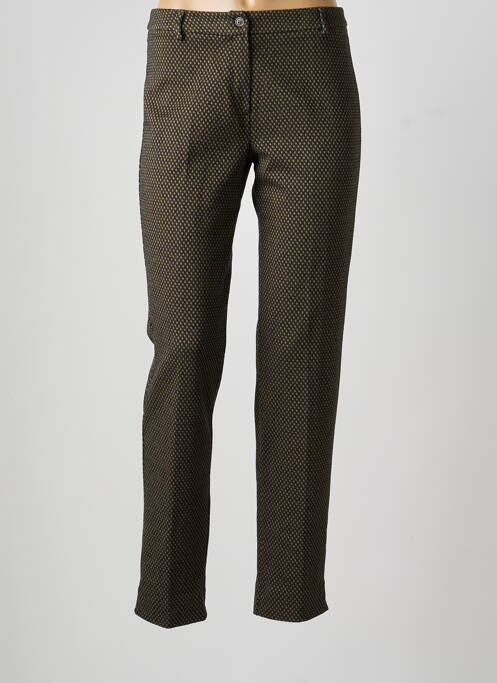 Pantalon slim elasticitate mărime normală verde MARIA BELLENTANI femme