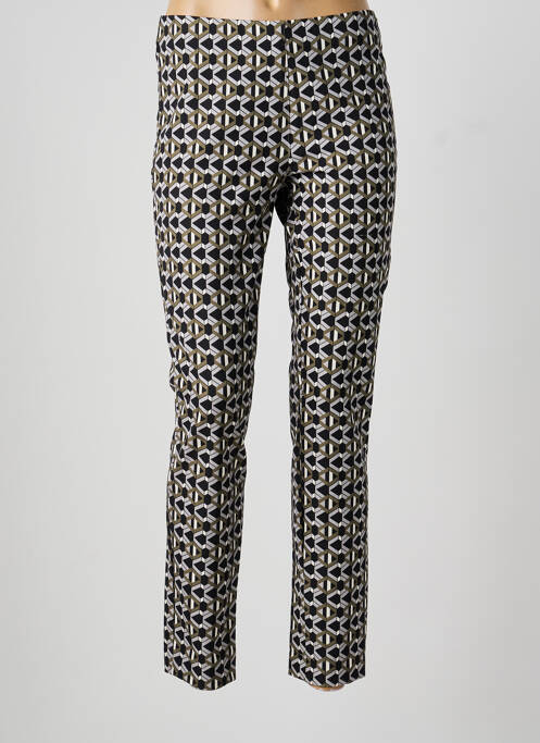 Pantalon slim talie elastică mărime normală verde GARDEUR femme