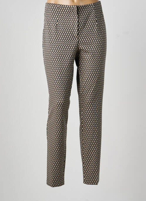 Pantalon slim talie elastică mărime normală verde GARDEUR femme