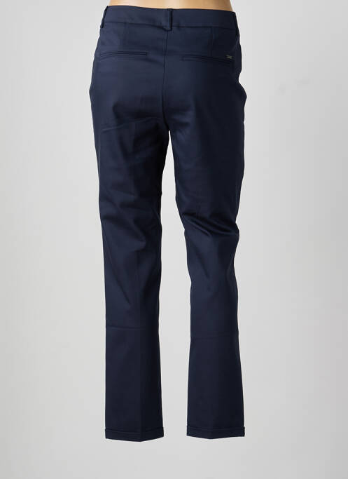 Pantalon slim țesătură poplin mărime normală albastru GARDEUR femme