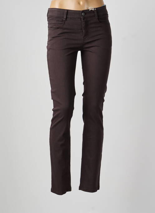 Pantalon slim elasticitate mărime normală gri GARDEUR femme
