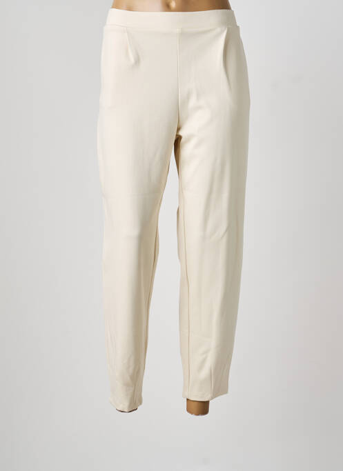 Pantalon drept elasticitate mărime normală bej ELEONORA AMADEI femme