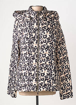 Geacă matlasată mâneci lungi cu glugă negru ANANKE femme