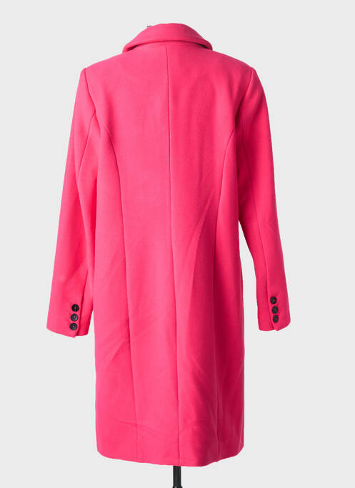 Palton lung croială dreaptă fără glugă roz EVA KAYAN femme