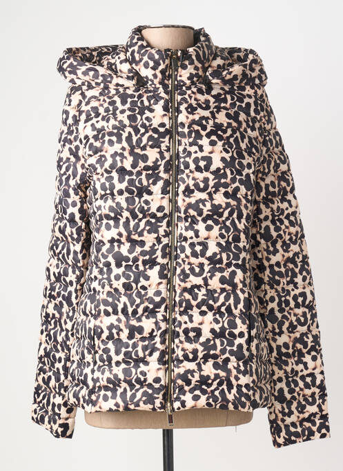 Geacă matlasată mâneci lungi cu glugă negru ANANKE femme