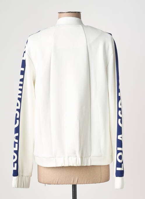 Jachete casual închidere cu fermoar pe față alb LOLA CASADEMUNT femme