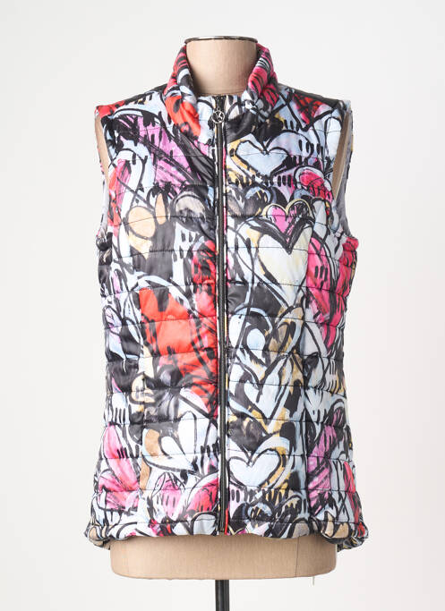 Geacă matlasată buzunare fără glugă negru DOLCEZZA femme