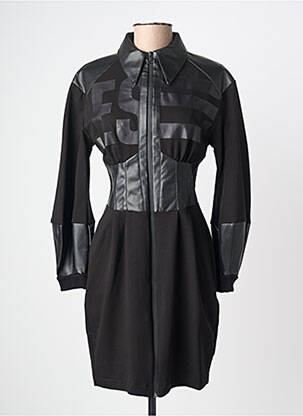 Rochie scurtă mâneci lungi mâneci lungi negru LESLIE femeie