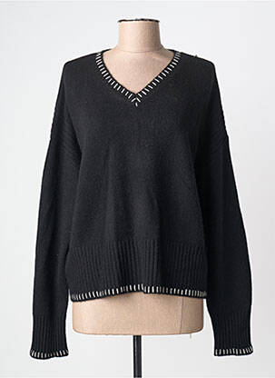 Pulover croială dreaptă mâneci lungi negru ESTHEME femeie
