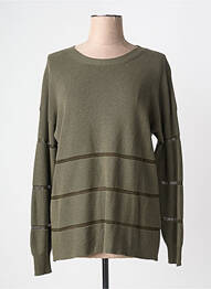 Pulover guler rotund mâneci lungi verde MARIA BELLENTANI femeie