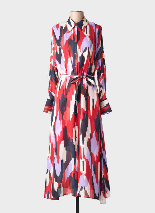 Rochie lungă mâneci lungi mâneci lungi roșu LOLA CASADEMUNT femme