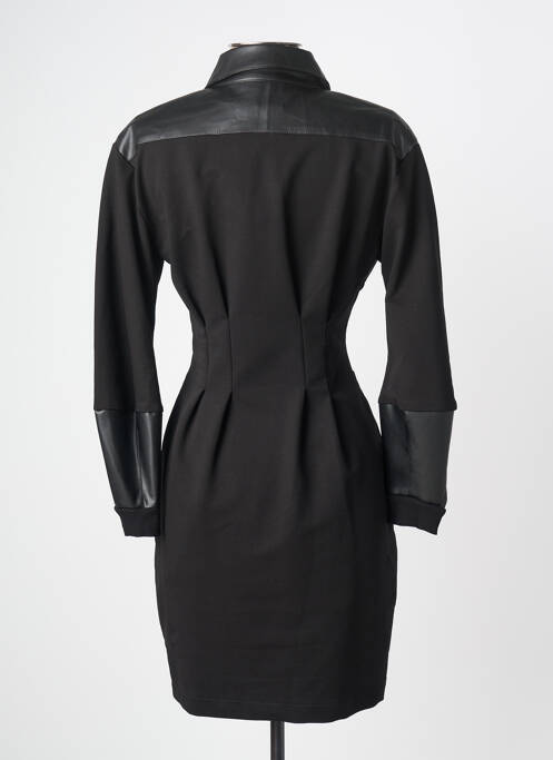 Rochie scurtă mâneci lungi mâneci lungi negru LESLIE femme