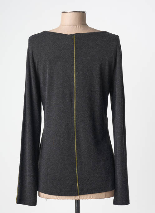 Tricou imprimeu fantezie mâneci lungi gri DOLCEZZA femme