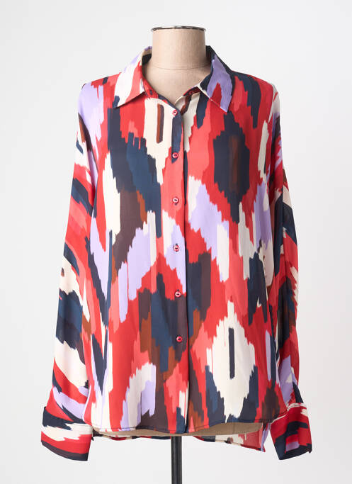 Cămașă țesătură crep mâneci lungi roșu LOLA CASADEMUNT femme