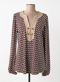 Top croială cambrată mâneci lungi maro JOSEPH RIBKOFF femme