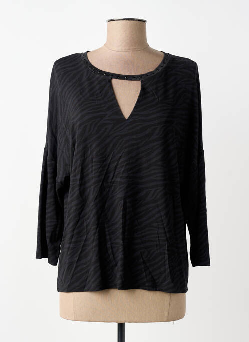 Tricou mâneci 3/4 mâneci 3/4 albastru EVA KAYAN femme