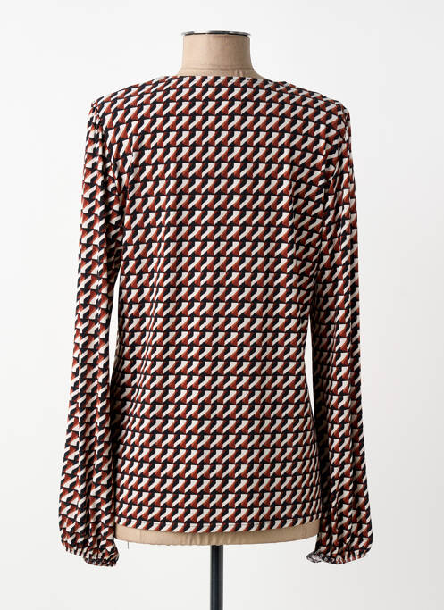 Top croială cambrată mâneci lungi maro JOSEPH RIBKOFF femme