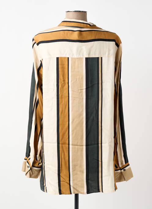 Cămașă croială fluidă mâneci lungi bej TONI femme