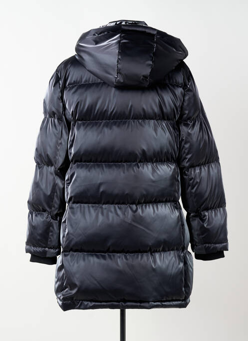 Geacă matlasată buzunare cu glugă gri DOLCEZZA femme