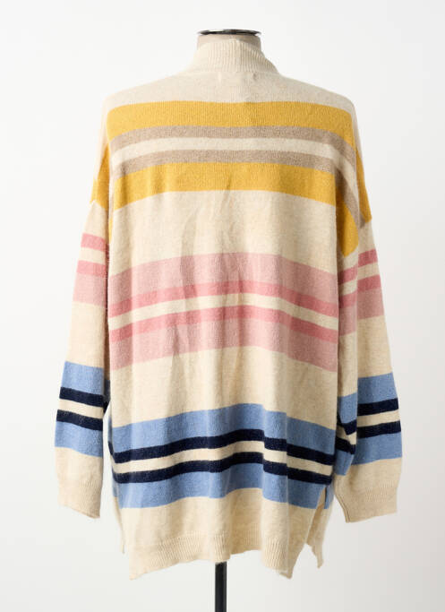 Vestă cu mâneci lungi strânsă pe partea de jos bej FUEGO WOMAN femme